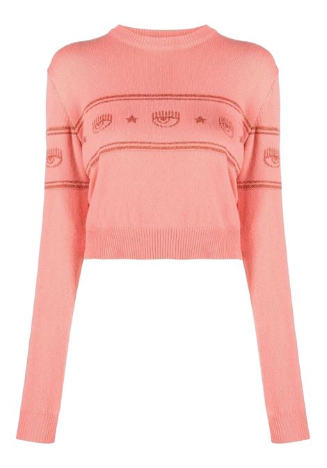 Maglione Chiara Ferragni Maxilogo Lurex CHIARA FERRAGNI | Maglie | 73CBFM25 CMA10409